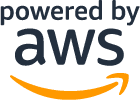 Powered by Amazon Web Services logo